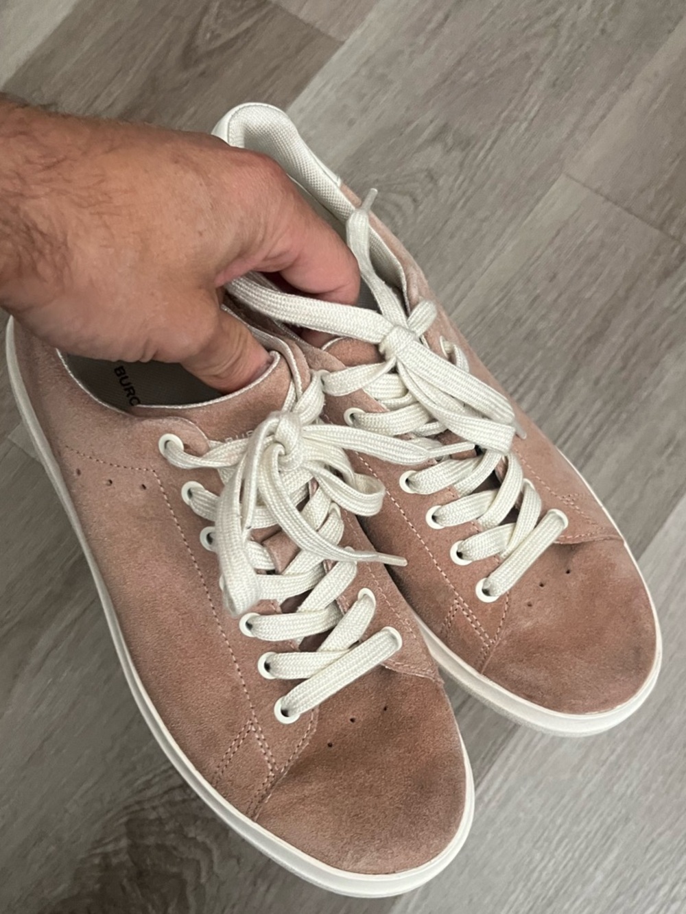 Tory Burch Howell Court Pink Suede Sneakers size 7